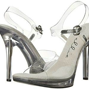 Ellie clear heels